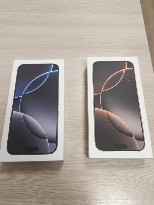 Продаются айфон 16 promax, 256gb, black titanium и desert