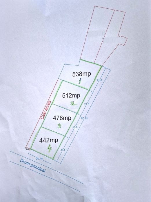 Teren intravilan Paun