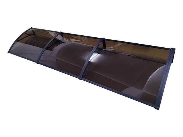 Copertină profesională Aluminiu + Plexiglas - Cea mai bună calitate!