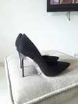 Pantofi stiletto noi, negri 40