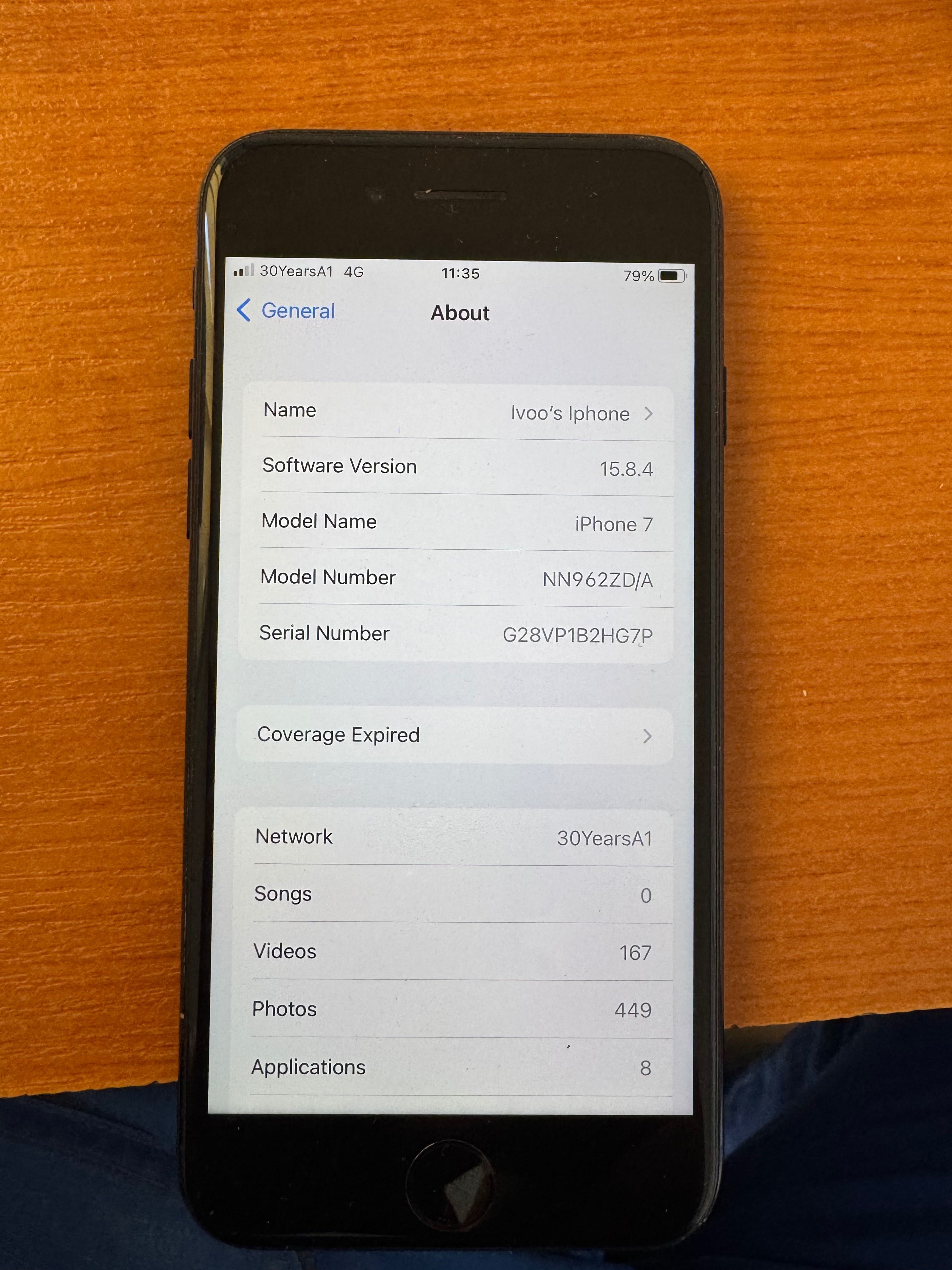 Iphone 7 128GB 100% Battery Health