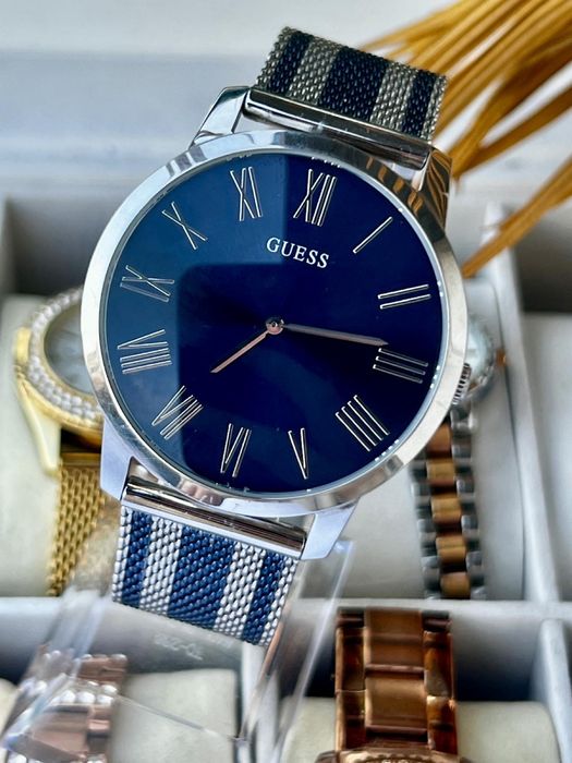 Ceas bărbătesc Guess Blue Mesh