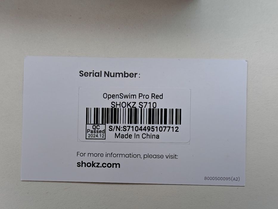 Слушалки за плуване Shokz openswim pro