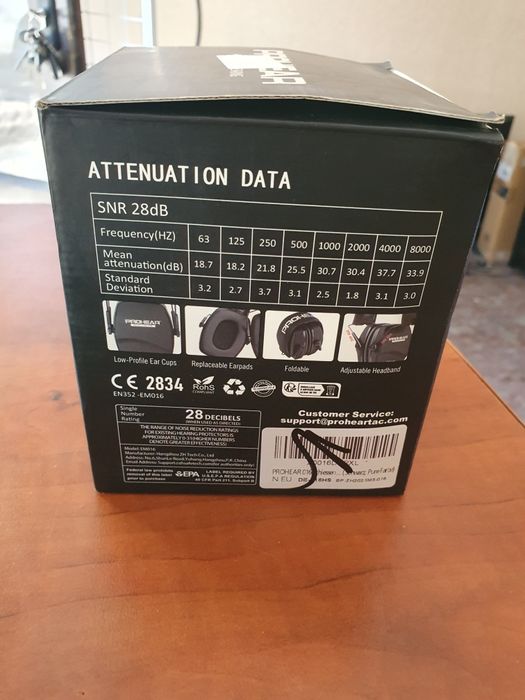 Антифони Това са антифони за защита на слуха PROHEAR 016.