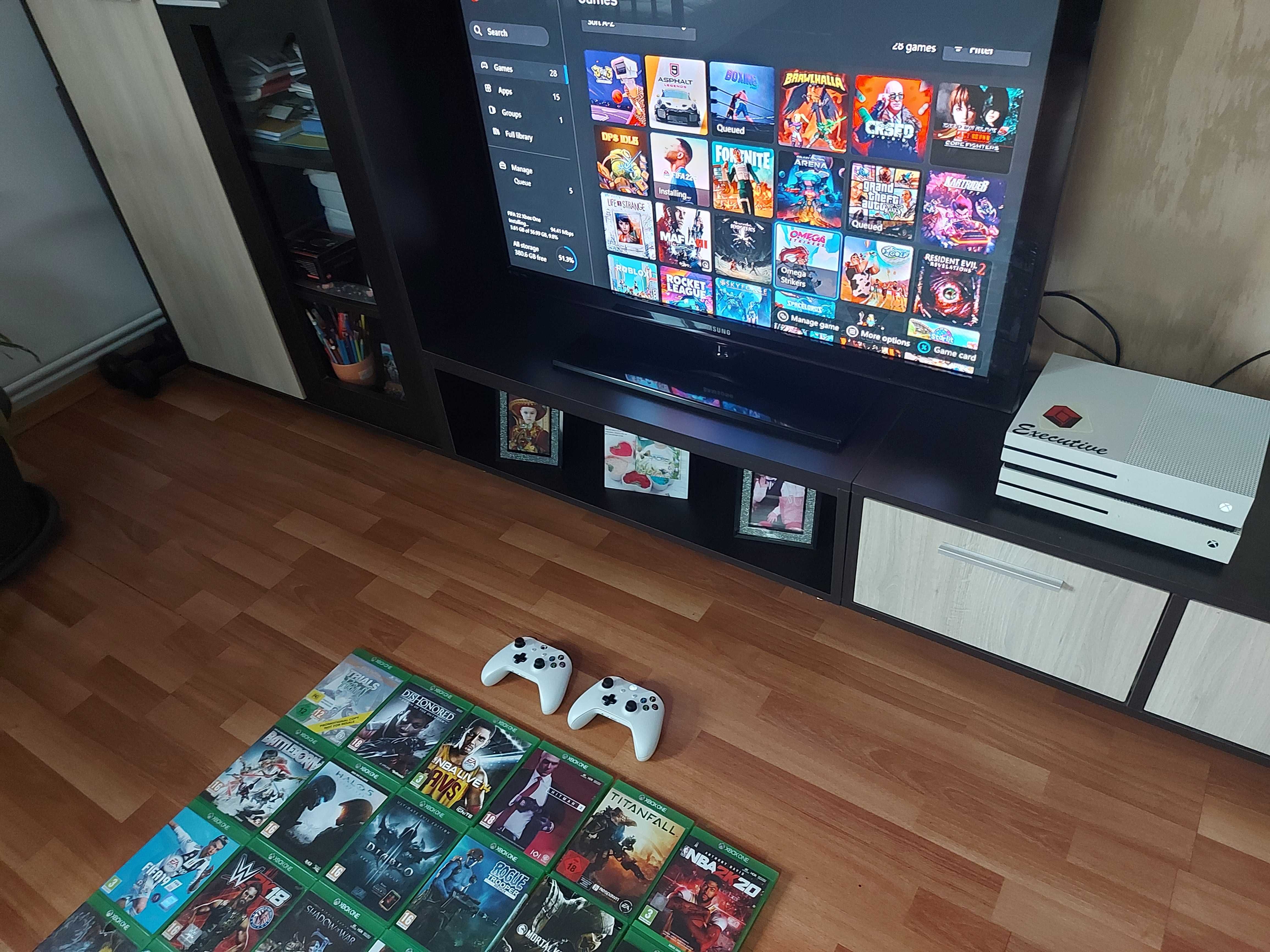Consola Xbox One S 1TB FullBox +20 Jocuri