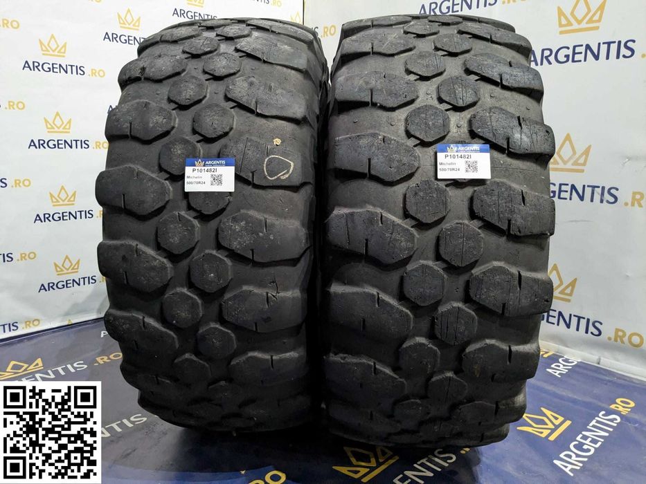 Pereche 2 anvelope 500/70R24 Michelin (cod P101482I)