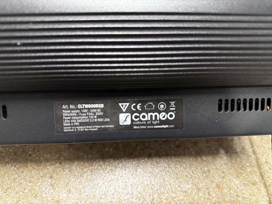 Cameo THUNDER WASH 600 RGB Blinder, Wash, Strobe