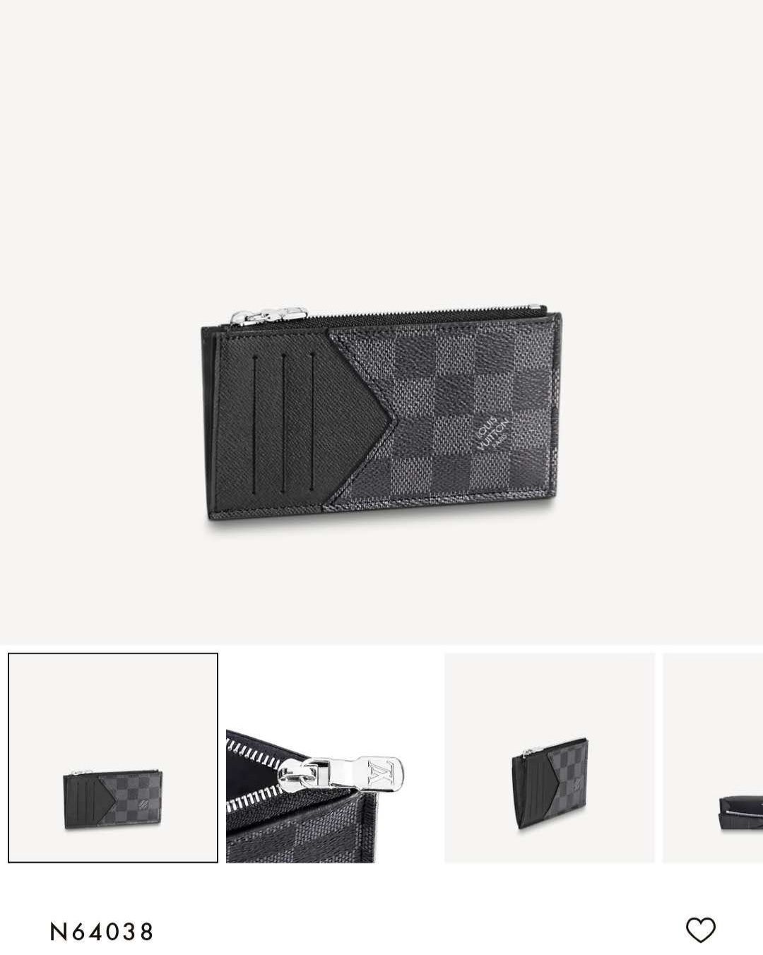 Coin card holder Luis Vuitton кейс документи кард холдер