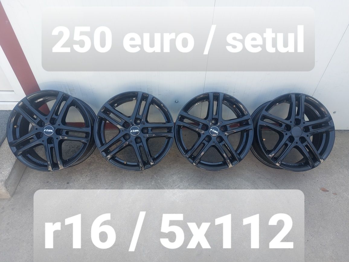 Jante aluminiu r16 / Audi Vw Skoda Seat / 5x112