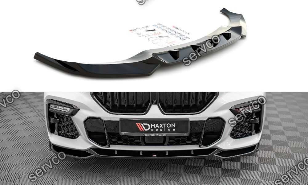 Prelungire splitter bara fata Bmw X6 M-Pack G06 2019- v1 Maxton Design