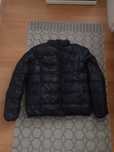 Geaca puffer neagra/mov