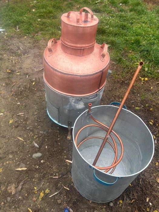 Cazan de tuica din cupru la 100 de litri