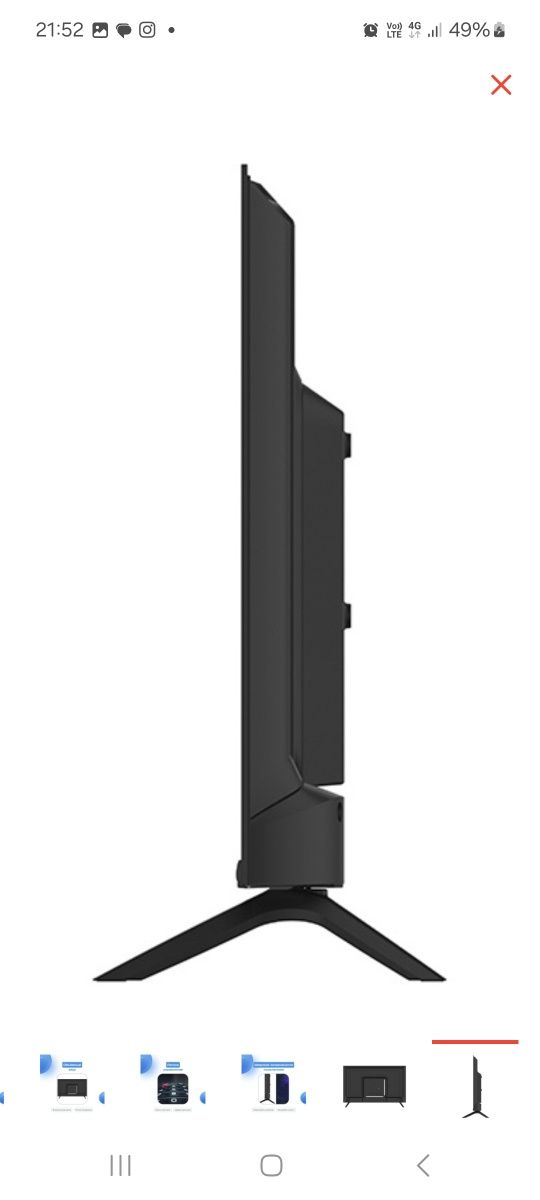 Тв ARG LD32C6000 81см чёрный. Срочно продаю