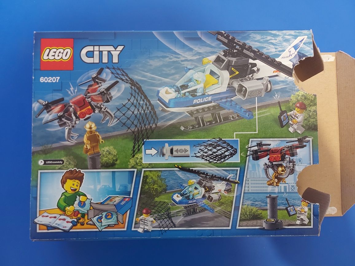 Лего  Сити 60207 - Преследване с дрон, в отлично състояние/Lego City