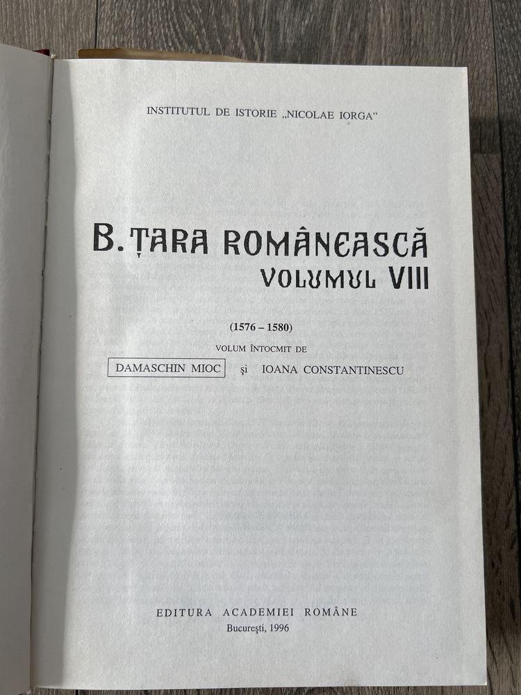 Documenta Romaniae Historica