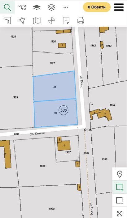 Продава се дворно място в с.Калипетрово