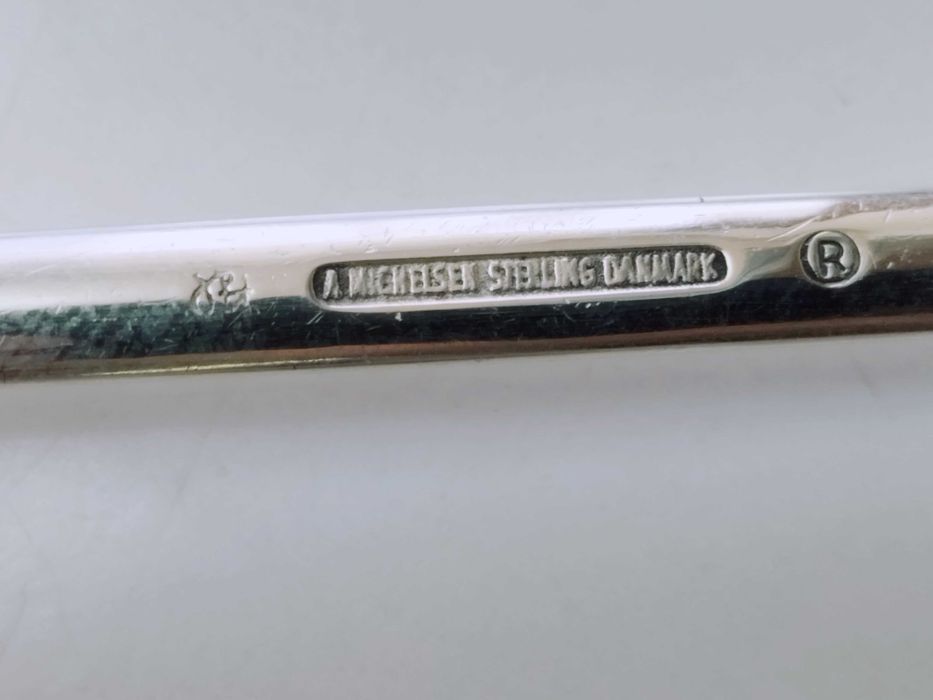 Lingurita argint Sterling Danemarca lunga