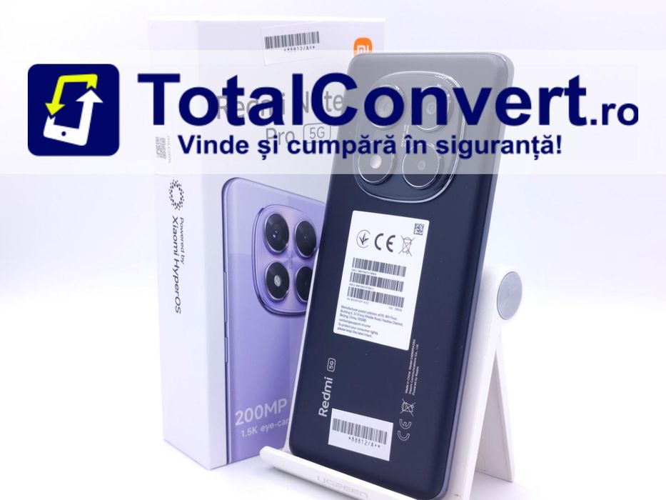 Xiaomi Redmi Note 14 Pro 5G 256GB Black, Garantie 24 luni | #D88812