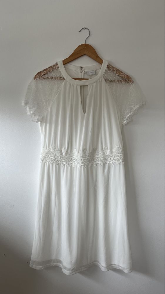 Rochiță albă elegantă VILA