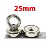 25mm СИЛА 20-25кг Магнит за магнитен риболов, с НСОЧЕНО ДЕЙСТВИЕ
