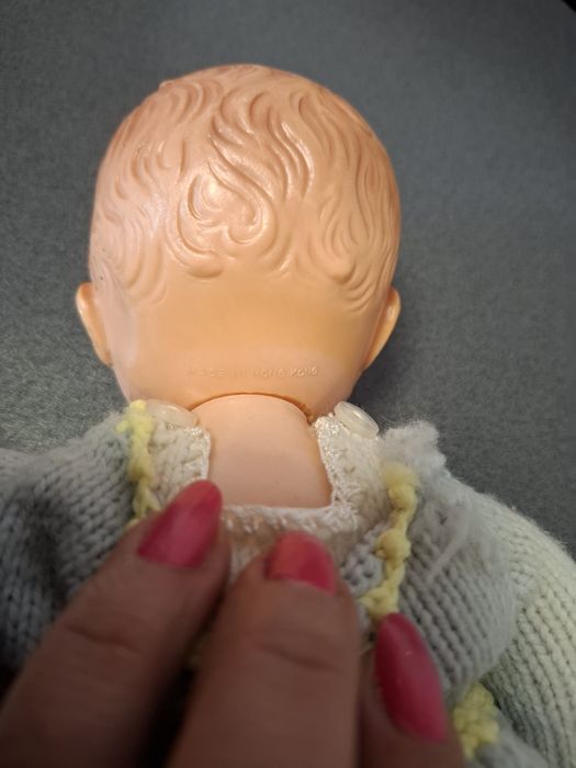 Papusa celuloid veche anii 1930-1950 Hong Kong 28 cm