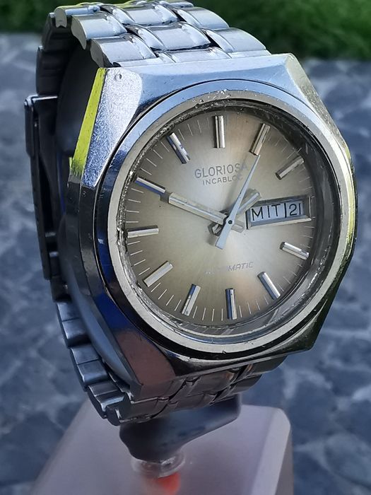 Ceas Gloriosa Automatic Calendar - Oțel - 37*39 mm-Funct. Impecabil!