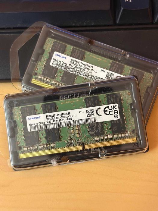 ~WOW~ Kit Memorie RAM 32GB (2 x 16gb) sodimm DDR4 SAMSUNG CL22 3200Mhz