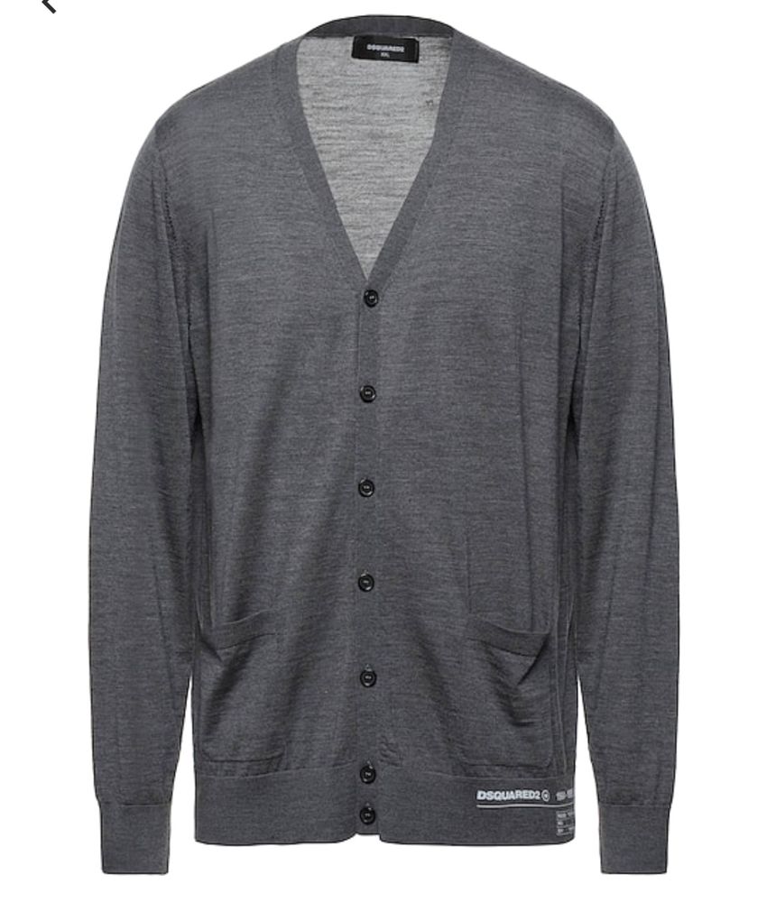 Cardigan Dsquared barbati, 100% wool,material superb,XL,nou,eticheta