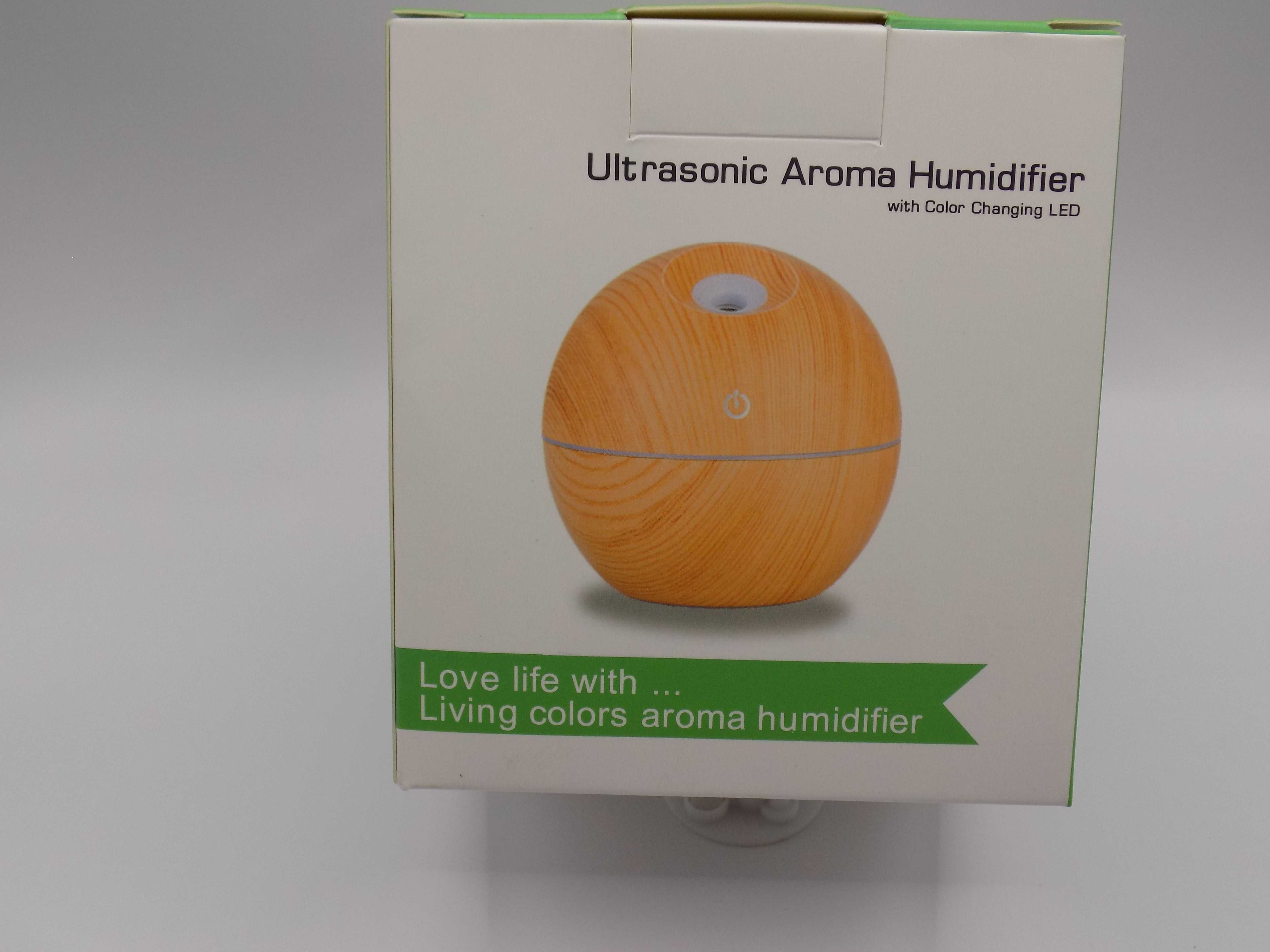 Difuzor Aromaterapie Umidificator, 7 culori led, usb, 130 ml , Rotund,