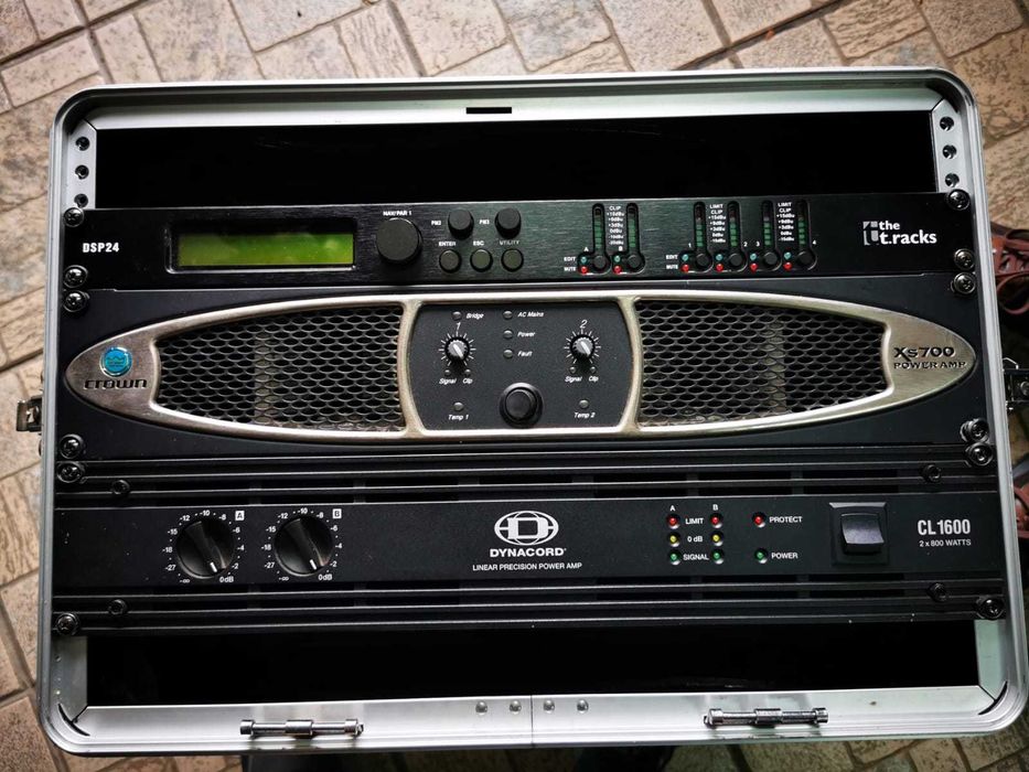 Crown XS 700, The t.racks DSP 24 plus geanta rack