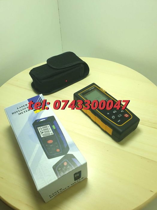 Telemetru Laser 40m Pentru Masurare Distante  Husa Inclusa Functii