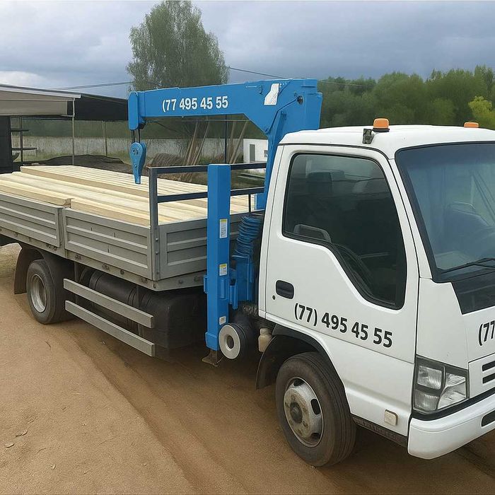 Manipulyator hizmati 2t | Усулги и аренда кран Манипулятора 2т