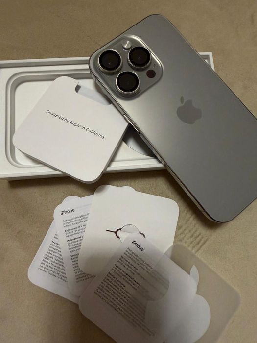 Iphone 15 pro 128 GB - ca nou folosit cu grija,  preț negociabil
