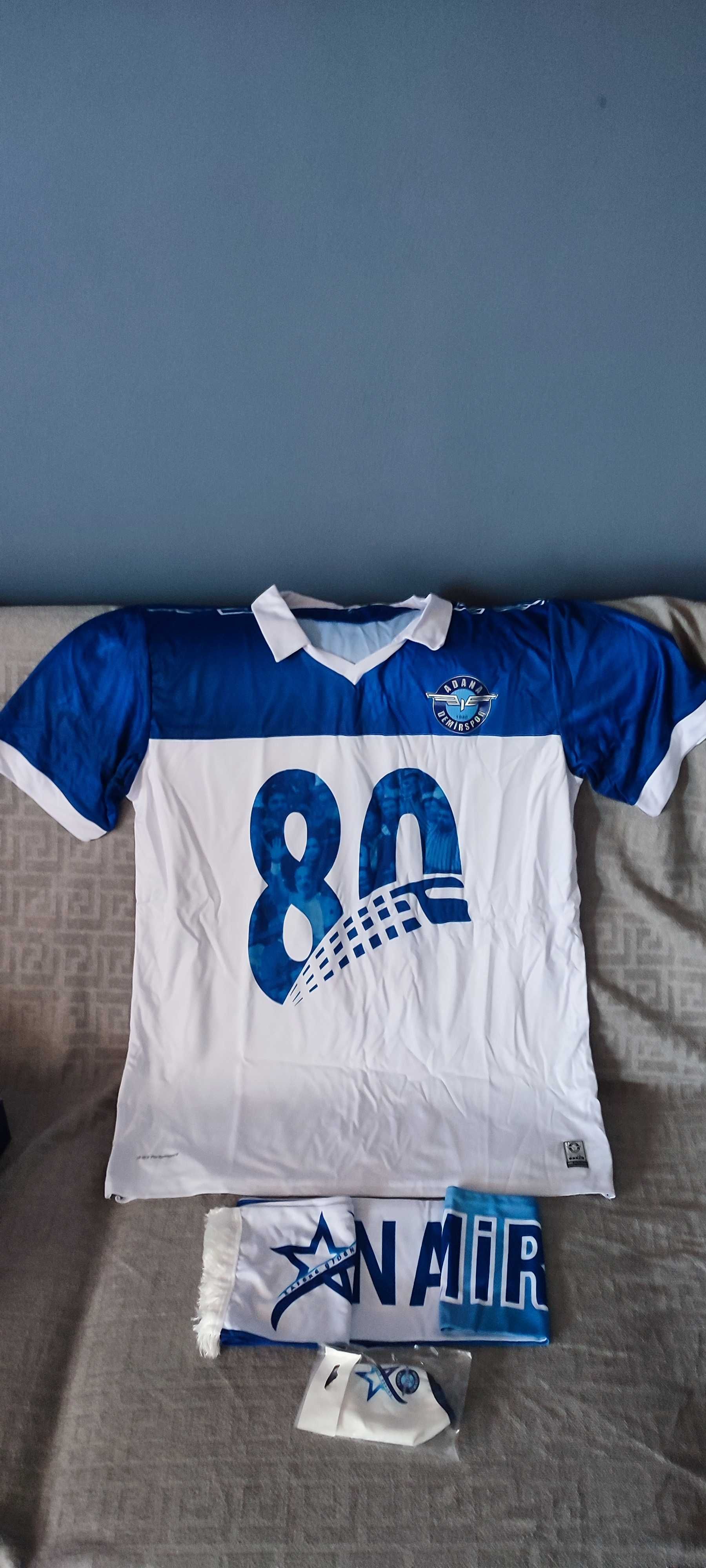 чисто нова футболна тениска и шал на Adana Demirspor-2XL
