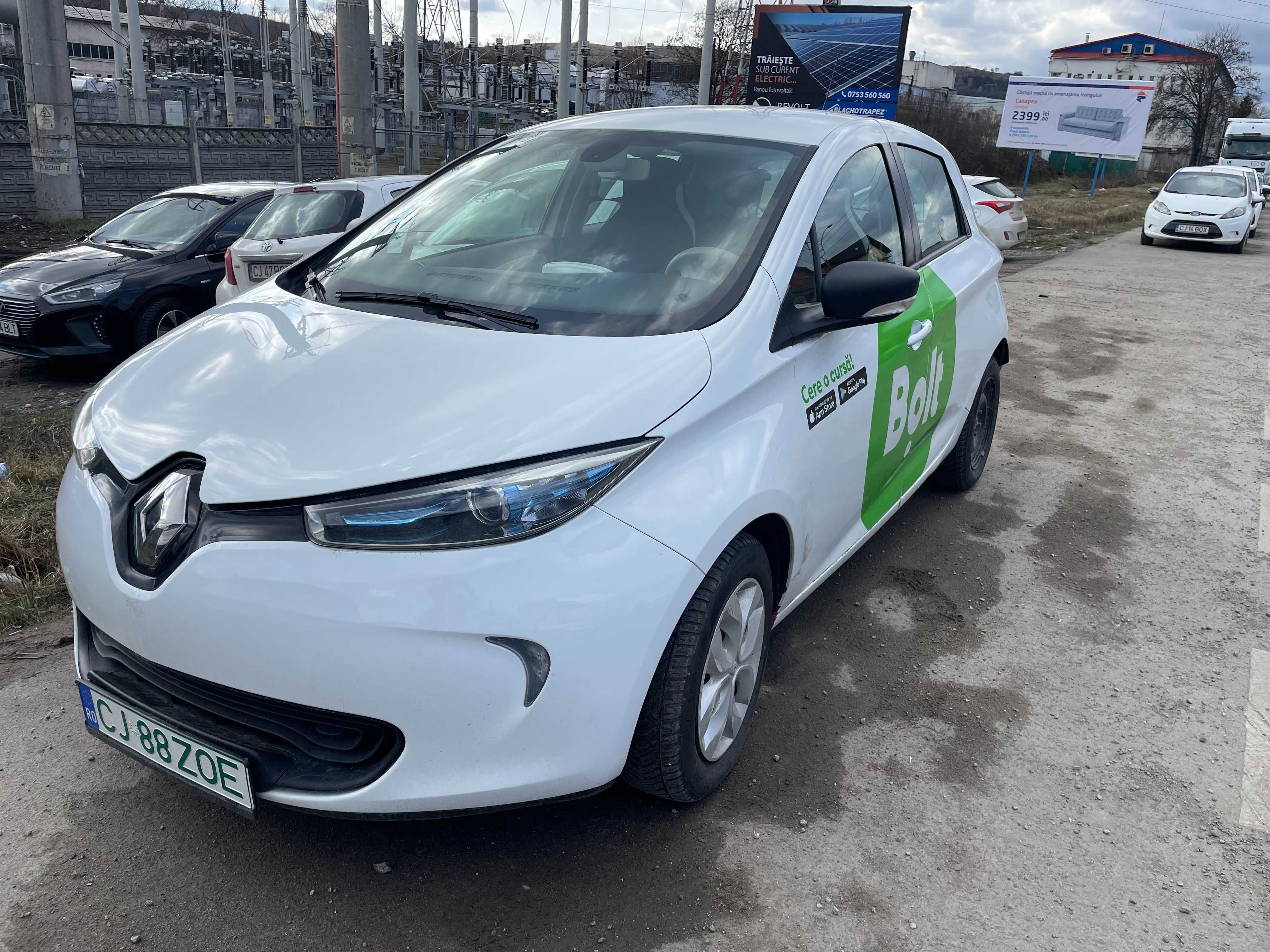 Inchiriem Renault Zoe, Uber/Bolt sau Food Delivery