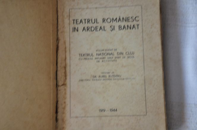 Carte - teatru - Teatru romanesc in Ardeal si Banat - Aurel Buteanu