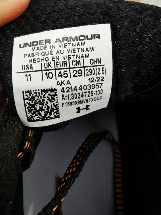 Adidasi Under Armour Charged Bandit 2 Running 44 45