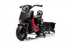 Scuter electric cu remorca, telecomanda, Kinderauto BJBTK3 2x35W Black