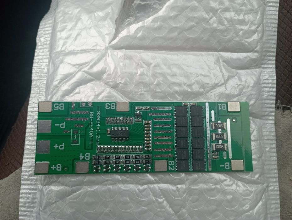 Bms плата 24 v. 40A. 6s