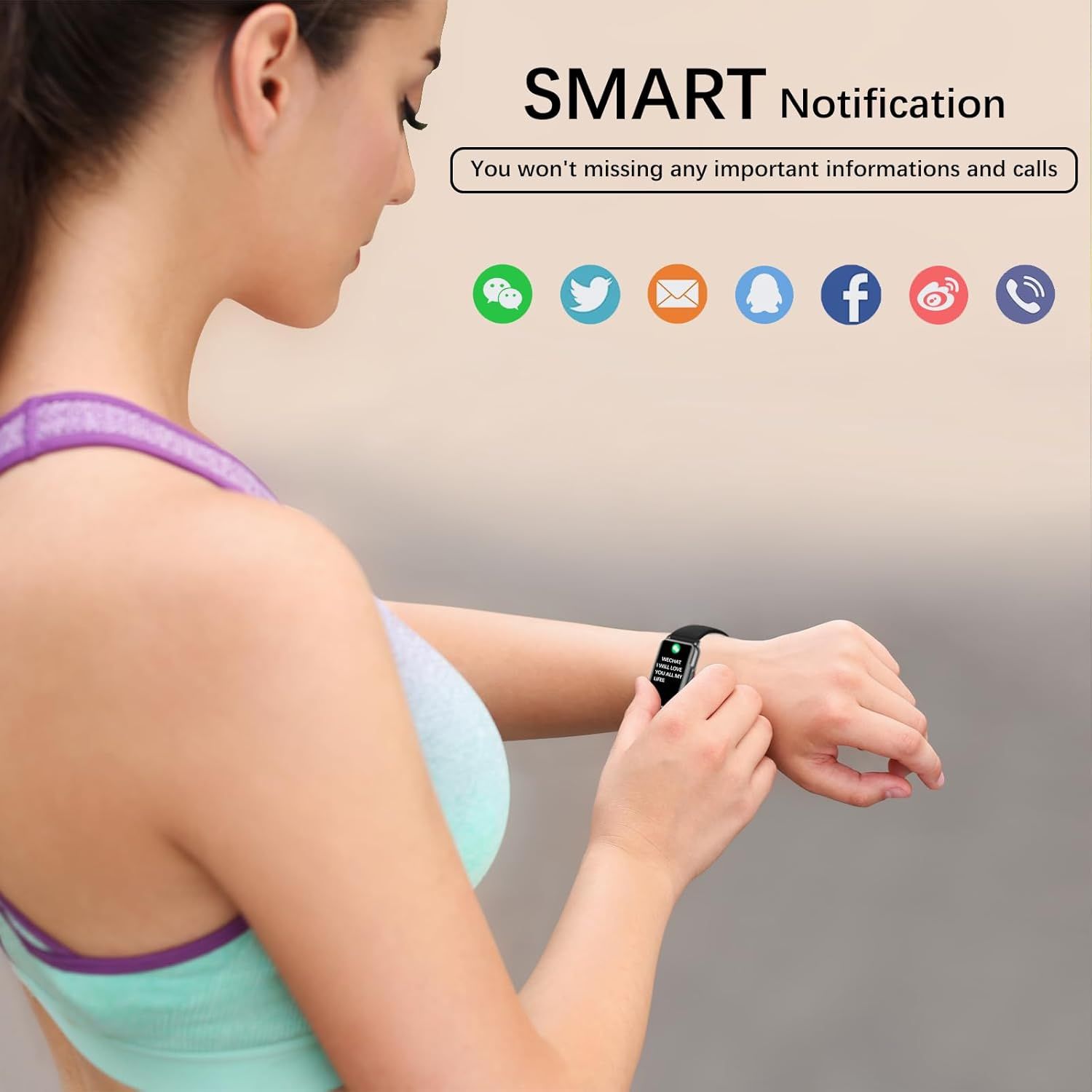 Дамски смарт часовник ECOSOON Women’s Smart Watch 1.47 inch IP68 Black