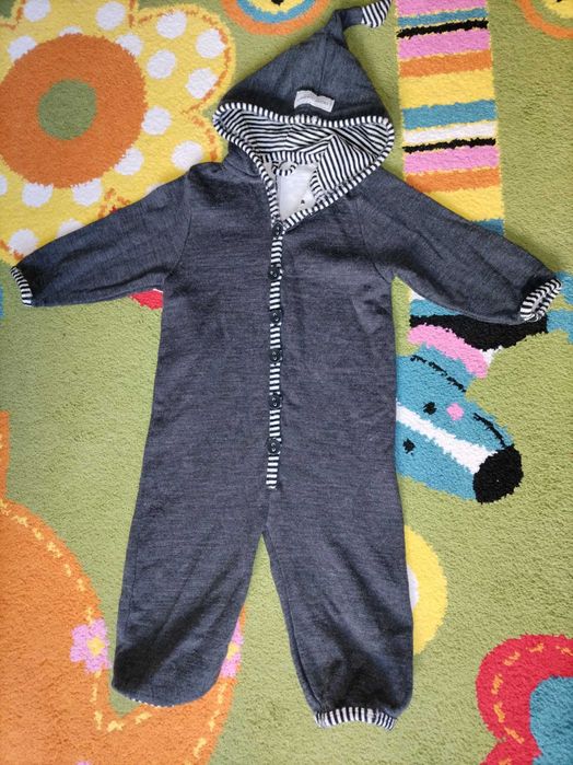 Вълнен гащеризон за Бебеносене размер 80