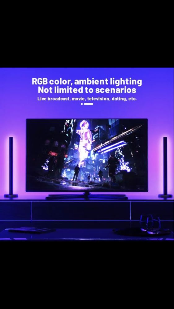 Умный светодиодный RGB светилник, симфоническая лампа с управлением