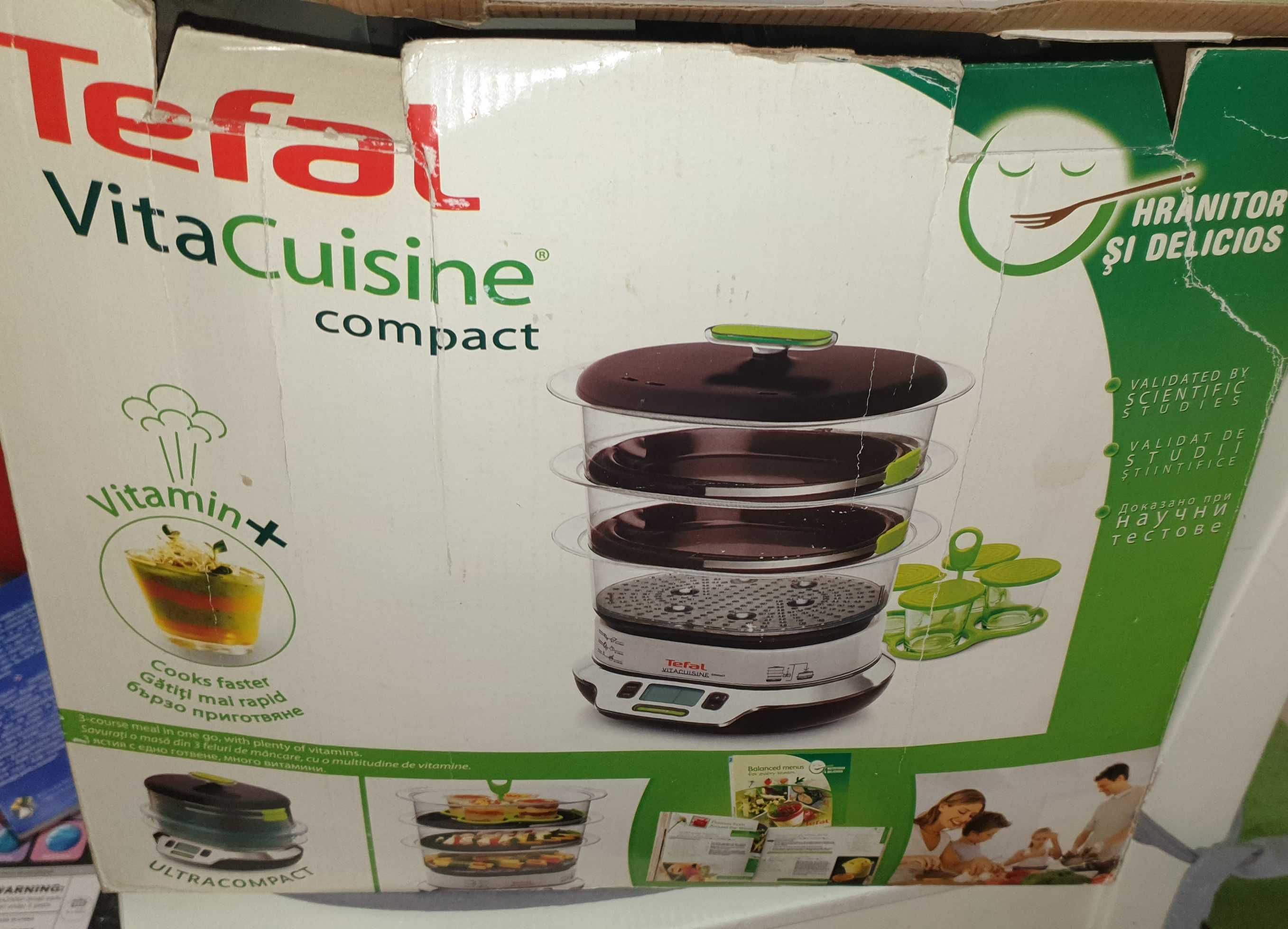 aparat de gătit cu aburi Tefal vita cusine