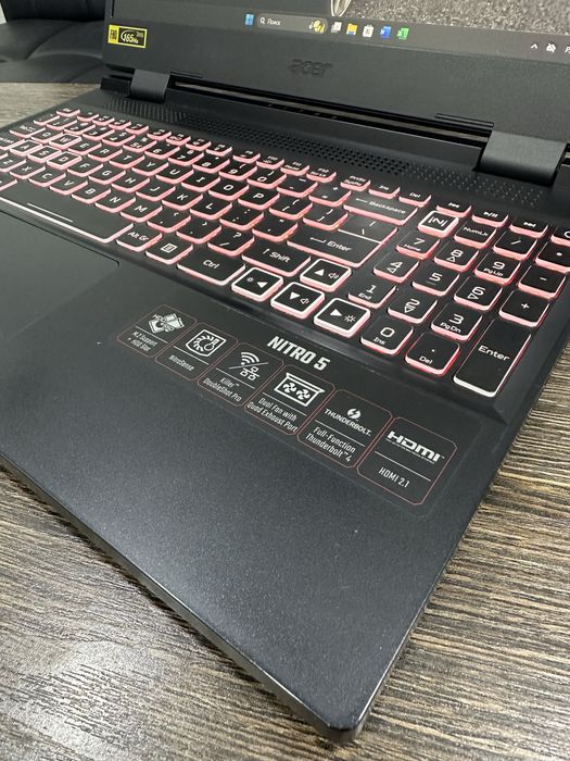 мощный 16-ядерный i7 ноутбук Acer Nitro, RTX 4060 8GB