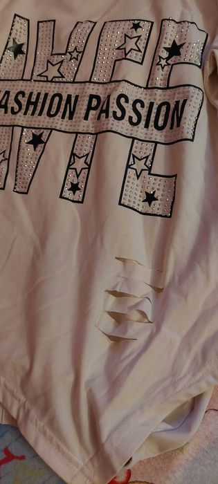 Set bluze fete alb cenușiu 134/140