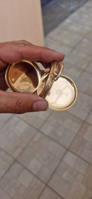 Longines ceas buzunar vintage aur 14k piesa de colectie 3 capace