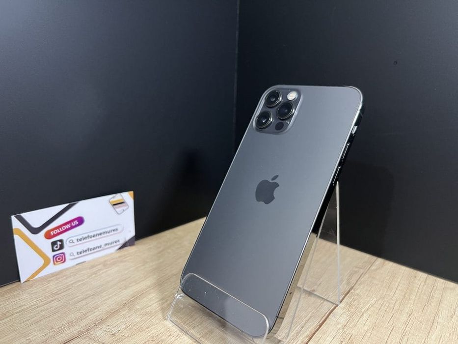 iPhone 12 Pro 128Gb Graphite Second-Hand Bun 3 ani garanție, Telefoane