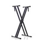 Stativ profesional dublu X pentru orga clapa player dj