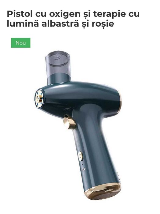 Pistol Cosmetic cu Oxigen și Leduri.