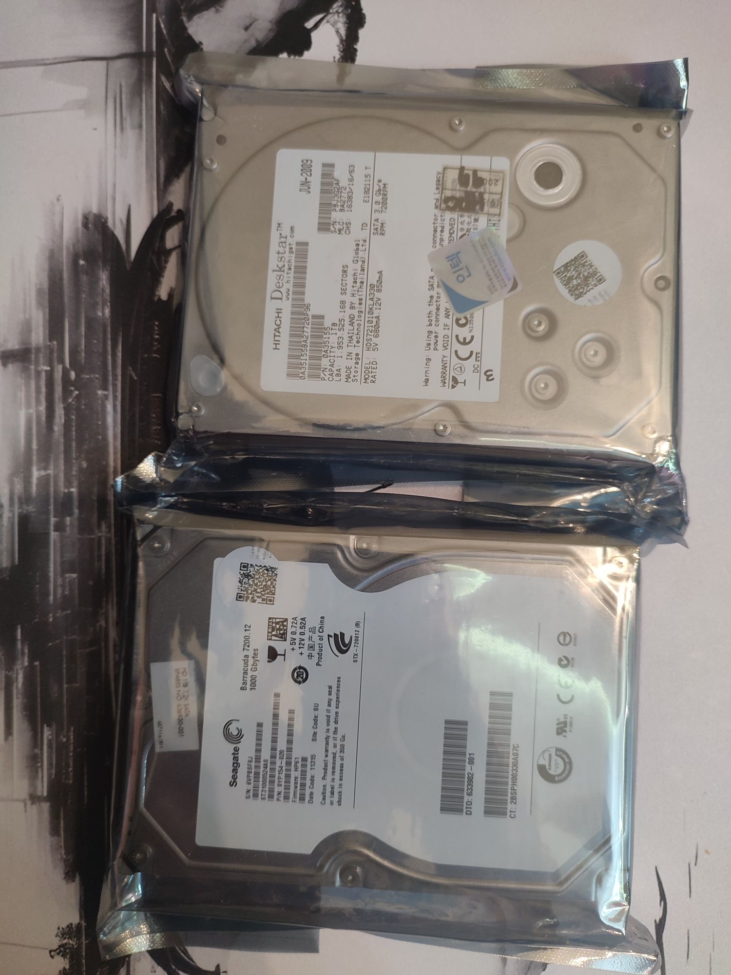 Продаются жёсткие диски HDD 1TB